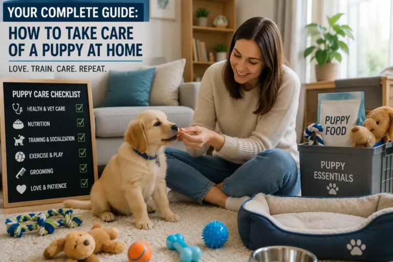 Your Complete Guide: How to Take Care of a Puppy at Home