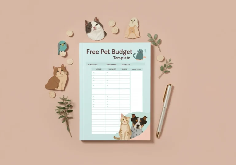 Your Guide to a Free Pet Budget Template