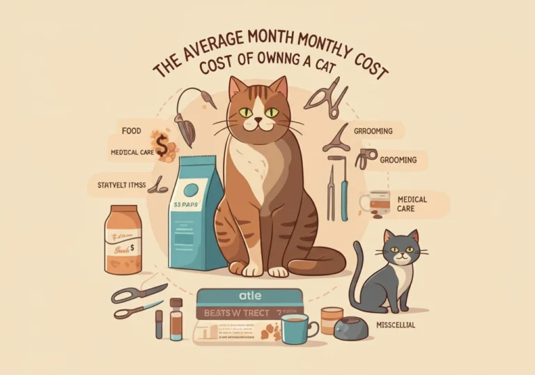 The Average Monthly Cost of Owning a Cat