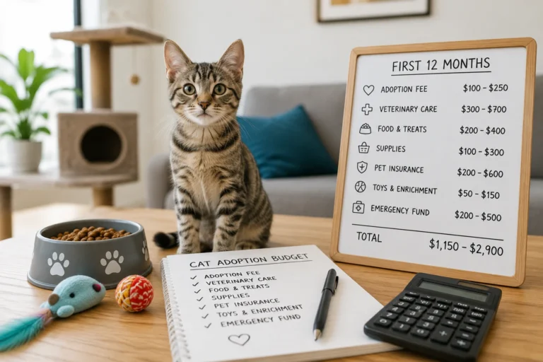 Cat Adoption Costs: What to Budget for the First 12 Months Cat Adoption Costs: What to Budget for the First 12 Months