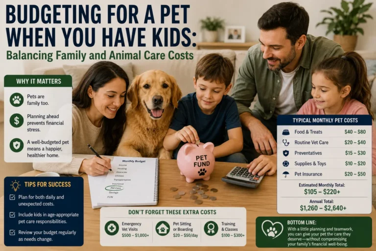 Budgeting for a Pet When You Have Kids: Balancing Family and Animal Care Costs