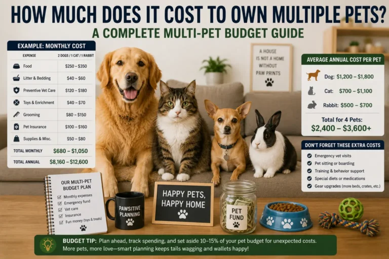 How Much Does It Cost to Own Multiple Pets? A Complete Multi-Pet Budget Guide