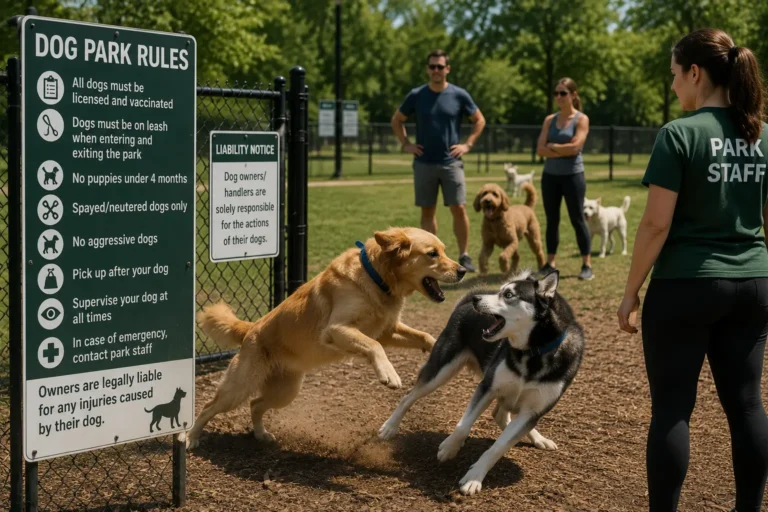 Dog Parks 101: Rules, Liability, and What Happens If Your Dog Bites Another Dog