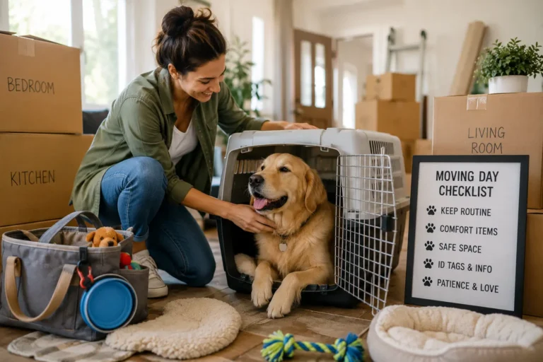 Traveling with Pets Within Your Own Home: Moving House Without the Stress