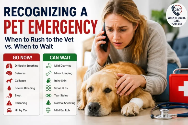 Recognizing a Pet Emergency: When to Rush to the Vet vs. When to Wait
